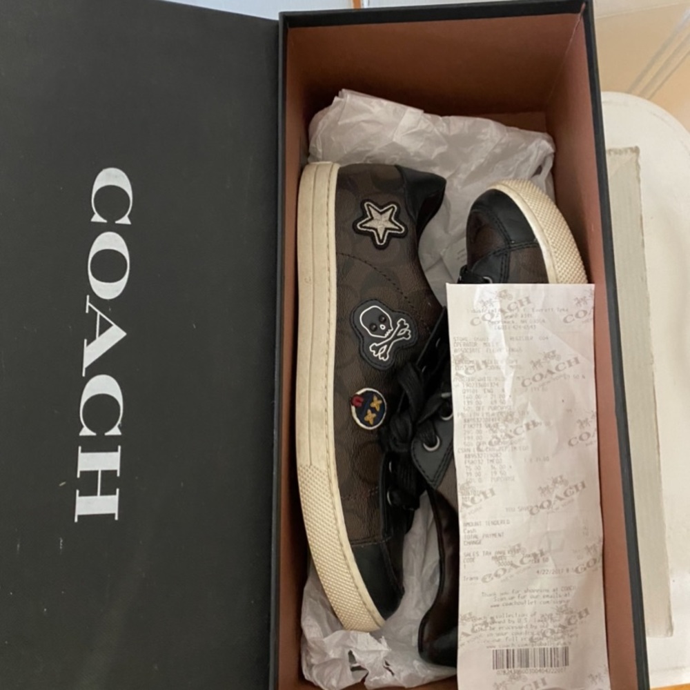 Leather Coach Sneakers